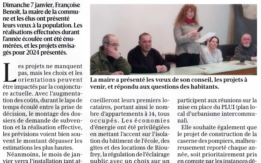 Arrivée prochaine d&rsquo;un médecin et économies d&rsquo;énergie au programme