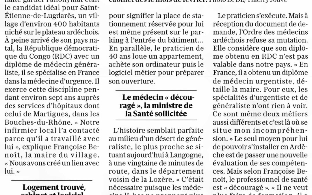 Prêt à s&rsquo;installer dans un désert médical, ce docteur recalé par l&rsquo;Ordre des médecins