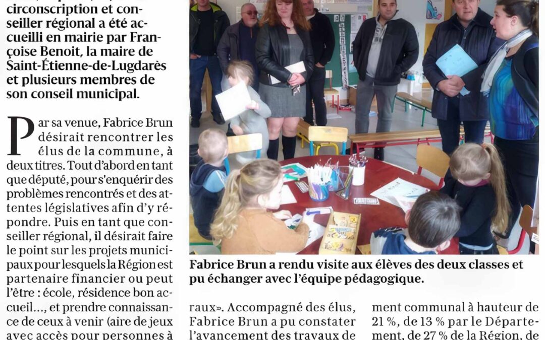 Les travaux de l&rsquo;école primaire s&rsquo;achèvent