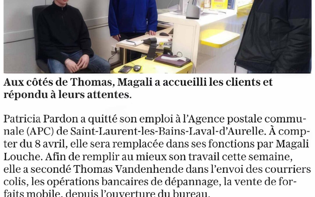 La future employée de Saint-Laurent-les-Bains se forme