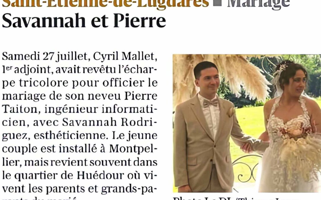 Mariage – Savannah et Pierre