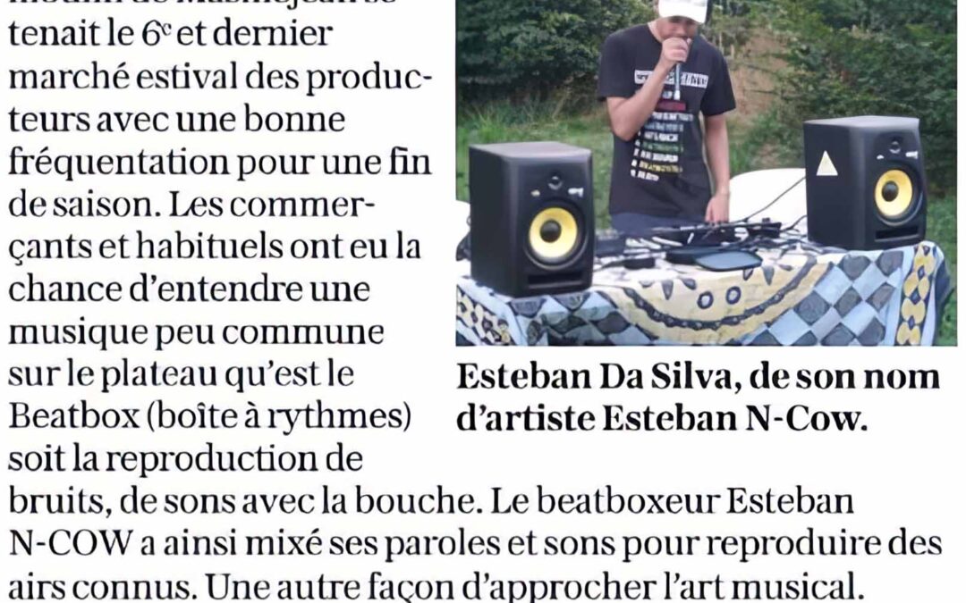 Une fin de marché estival sur un rythme de Beatbox
