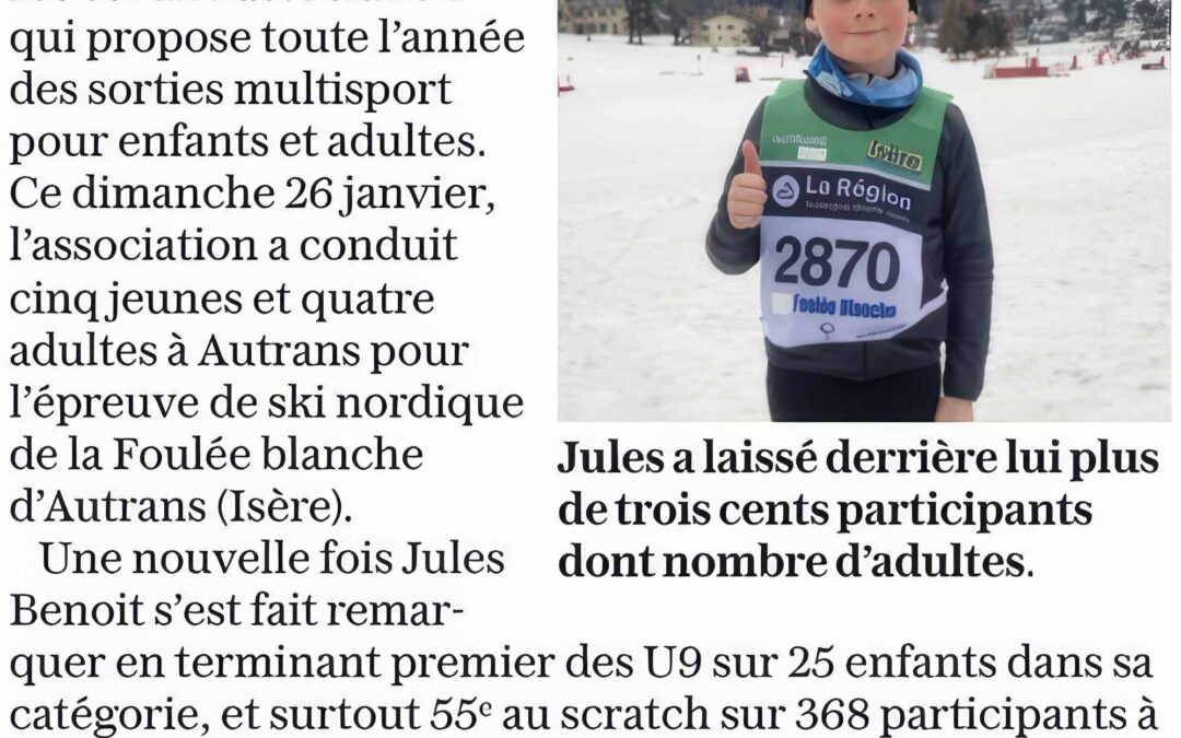 Le plateau ardéchois bien représenté à la Foulée blanche d&rsquo;Autrans