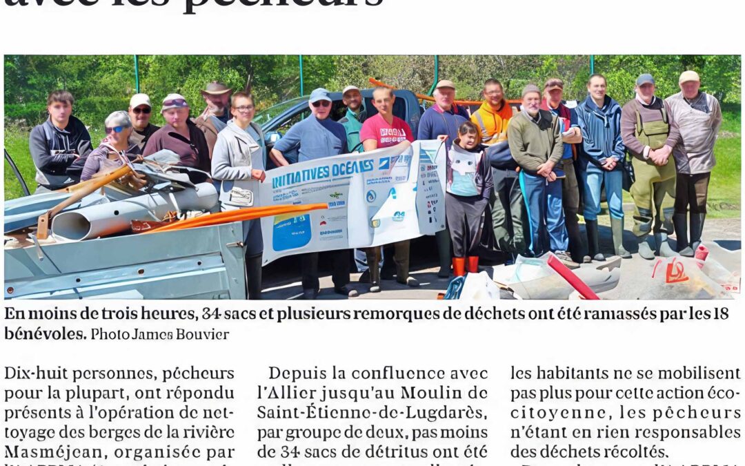 Opération éco-citoyenne avec les pêcheurs