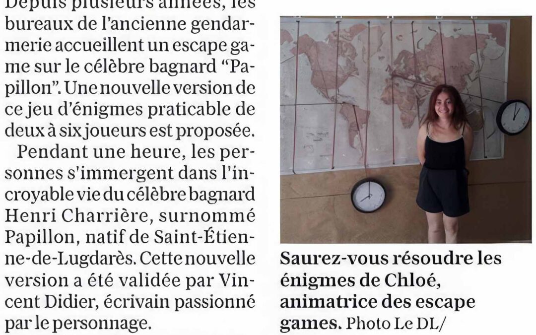 Le bagnard « Papillon » au cœur d&rsquo;un nouvel escape game