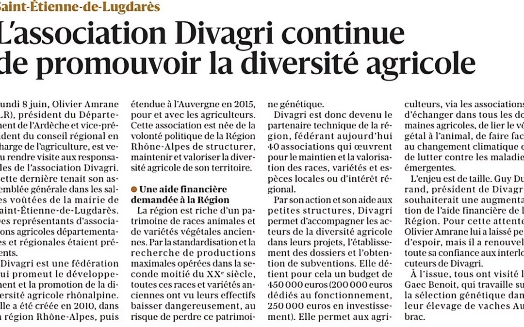 L&rsquo;association Divagri continue de promouvoir la diversité agricole