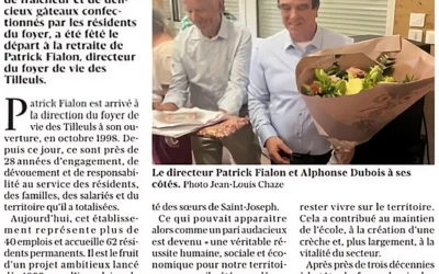 Une page se tourne au foyer de vie des Tilleuls