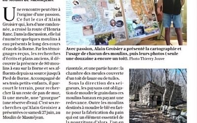 Sur les traces des moulins à eau de la Borne