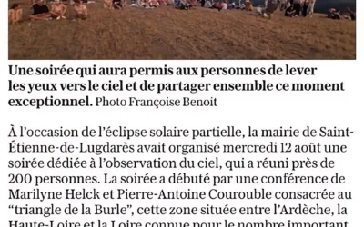 Une soirée sous les étoiles à l’occasion de l’éclipse